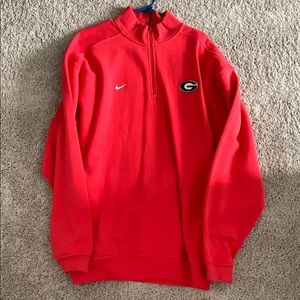 UGA Quarter Zip Sweater
